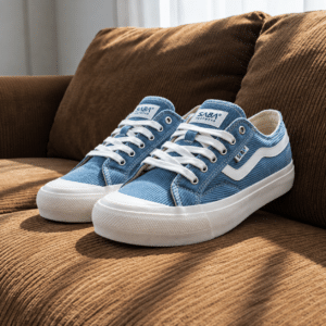 SABA VELOZ LOW CORDUROY BLUE WHITE